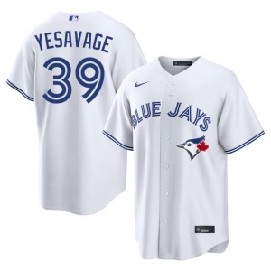 White Trey Yesavage #39 TOR Blue Jays Baseball Stitched Jersey | Original Men Fit 75417538