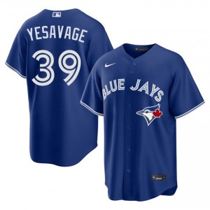 Men Trey Yesavage #39 Royal Stitched Jersey | Toronto Blue Jays Authentic Baseball Gear 66745417