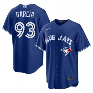 Royal Yimi Garcia #93 TOR Blue Jays Baseball Stitched Jersey | MLB Men Fit 76650097