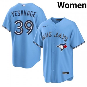 Exclusive Trey Yesavage #39 Blue Baseball Embroidery Jersey | Toronto Blue Jays Women Collection Edition 54187329