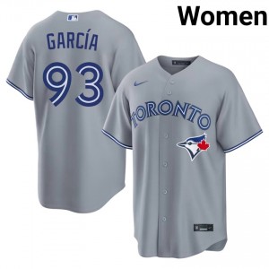 Exclusive Yimi Garcia #93 Gray Baseball Embroidery Jersey | Jays Women Collection Edition 94519377