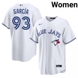 Women Yimi Garcia #93 White Stitched Jersey | Toronto Blue Jays Pro-Grade Baseball Gear 39881140