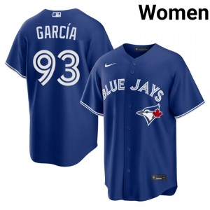 Royal Yimi Garcia #93 Blue Jays Baseball Stitched Jersey | Durable Women Fit 44672676