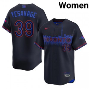 TOR Blue Jays Trey Yesavage #39 Navy Women City Connect Jersey | Stitch Premium Baseball Uniform 57783780