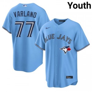 Professional Louis Varland #77 Blue Baseball Embroidery Jersey | TOR Youth Collection Edition 23126384