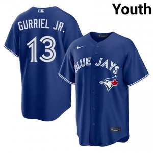 Youth Lourdes Gurriel Jr. #13 Royal Stitched Jersey | TOR Elite Baseball Gear 45444599
