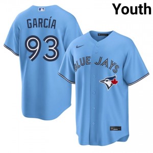 Yimi Garcia #93 Blue Jays Baseball Jersey | Fresh Youth Blue Embroidery Edition 28232645