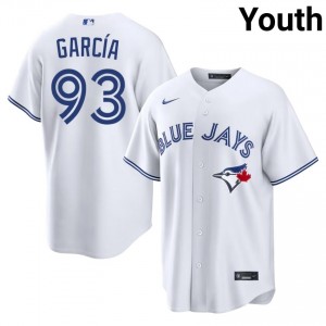 Youth Yimi Garcia #93 White Stitched Jersey | TOR Elite Baseball Gear 76676140